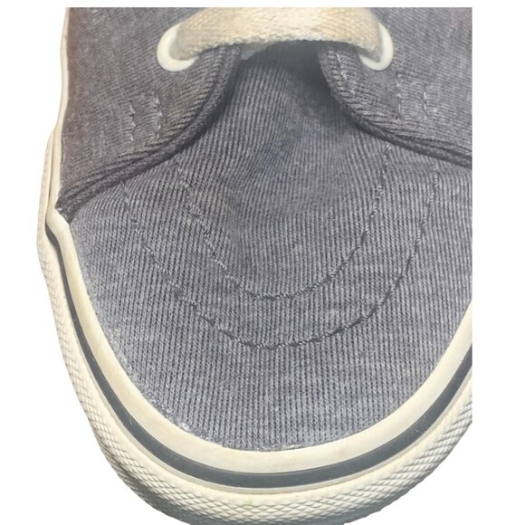 VANS Sk8-Hi Jersey Fabric Shoes Gray White Size Men 5.5 Women 7 - Picture 9 of 11